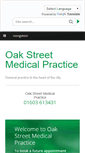 Mobile Screenshot of oakstreet.gpsurgery.net