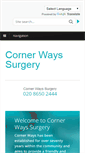 Mobile Screenshot of cornerways.gpsurgery.net