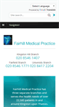 Mobile Screenshot of fairhill.gpsurgery.net