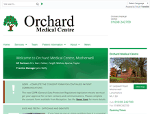 Tablet Screenshot of orchardmedical.gpsurgery.net