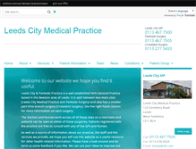 Tablet Screenshot of leeds-city-medical.gpsurgery.net