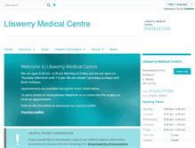 Tablet Screenshot of lliswerry.gpsurgery.net