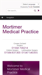Mobile Screenshot of mortimer.gpsurgery.net