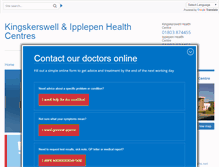 Tablet Screenshot of kkipp.gpsurgery.net