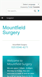 Mobile Screenshot of mountfield.gpsurgery.net