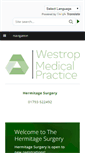 Mobile Screenshot of hermitage.gpsurgery.net