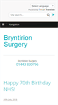 Mobile Screenshot of bryntirion.gpsurgery.net