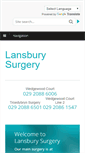 Mobile Screenshot of lansbury.gpsurgery.net