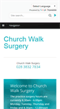 Mobile Screenshot of churchwalk.gpsurgery.net