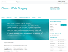 Tablet Screenshot of churchwalk.gpsurgery.net