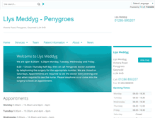Tablet Screenshot of llysmeddyg.gpsurgery.net