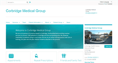 Desktop Screenshot of corbridge.gpsurgery.net