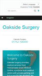 Mobile Screenshot of oakside.gpsurgery.net