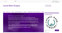 Desktop Screenshot of laurelbank.gpsurgery.net