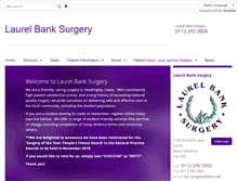 Tablet Screenshot of laurelbank.gpsurgery.net