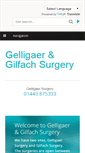 Mobile Screenshot of gelligaer-gilfach.gpsurgery.net