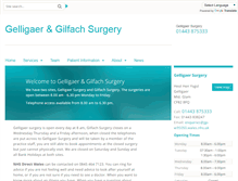 Tablet Screenshot of gelligaer-gilfach.gpsurgery.net