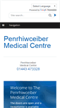 Mobile Screenshot of penrhiwceiber.gpsurgery.net