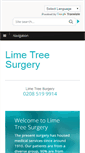 Mobile Screenshot of limetreesurgery.gpsurgery.net
