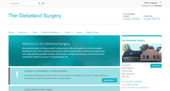 Desktop Screenshot of glebelandsurgery.gpsurgery.net