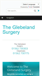 Mobile Screenshot of glebelandsurgery.gpsurgery.net