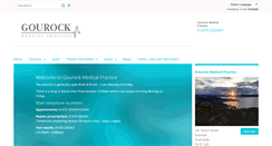 Desktop Screenshot of gourock.gpsurgery.net