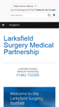 Mobile Screenshot of larksfieldsurgery.gpsurgery.net